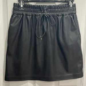 Dynamite Leather Skirt